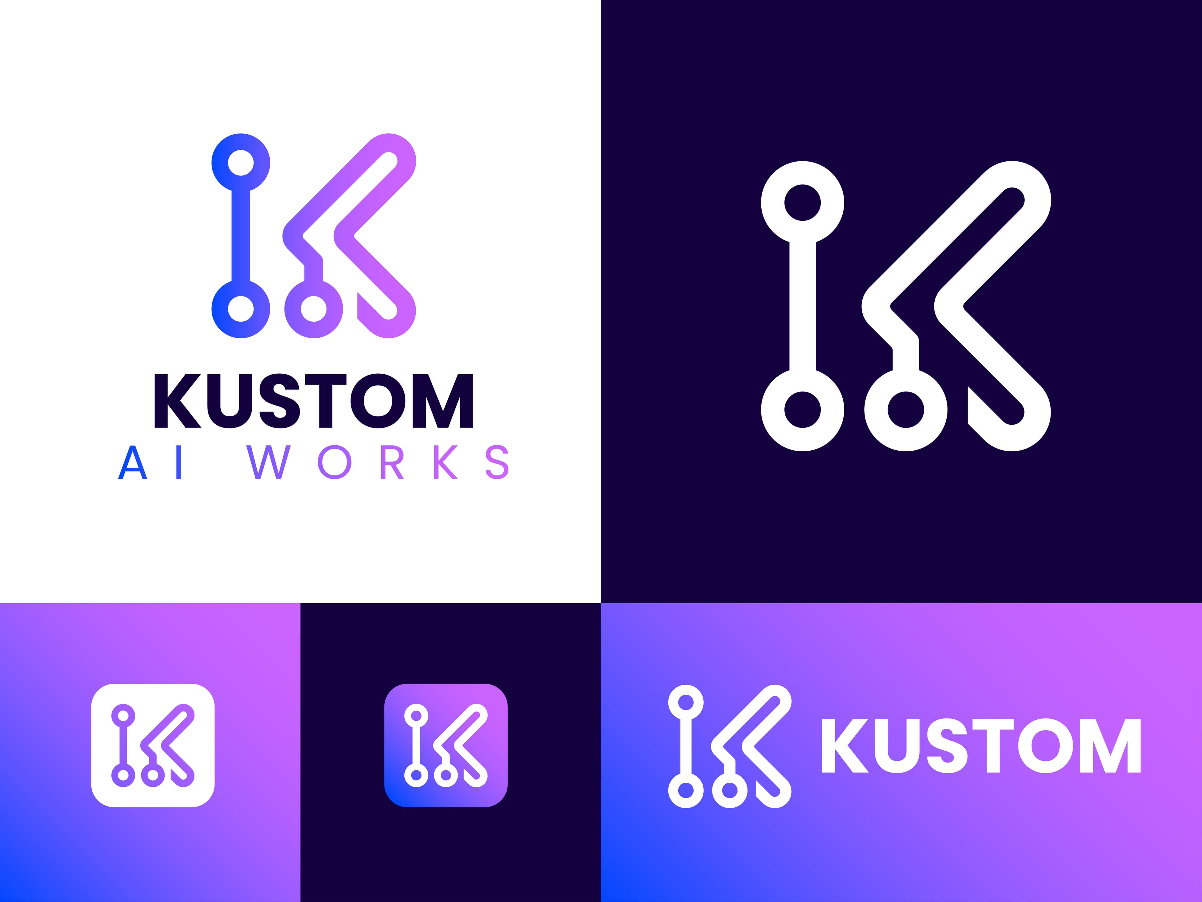 Kustom AI Works - Brand Identity screenshot 1