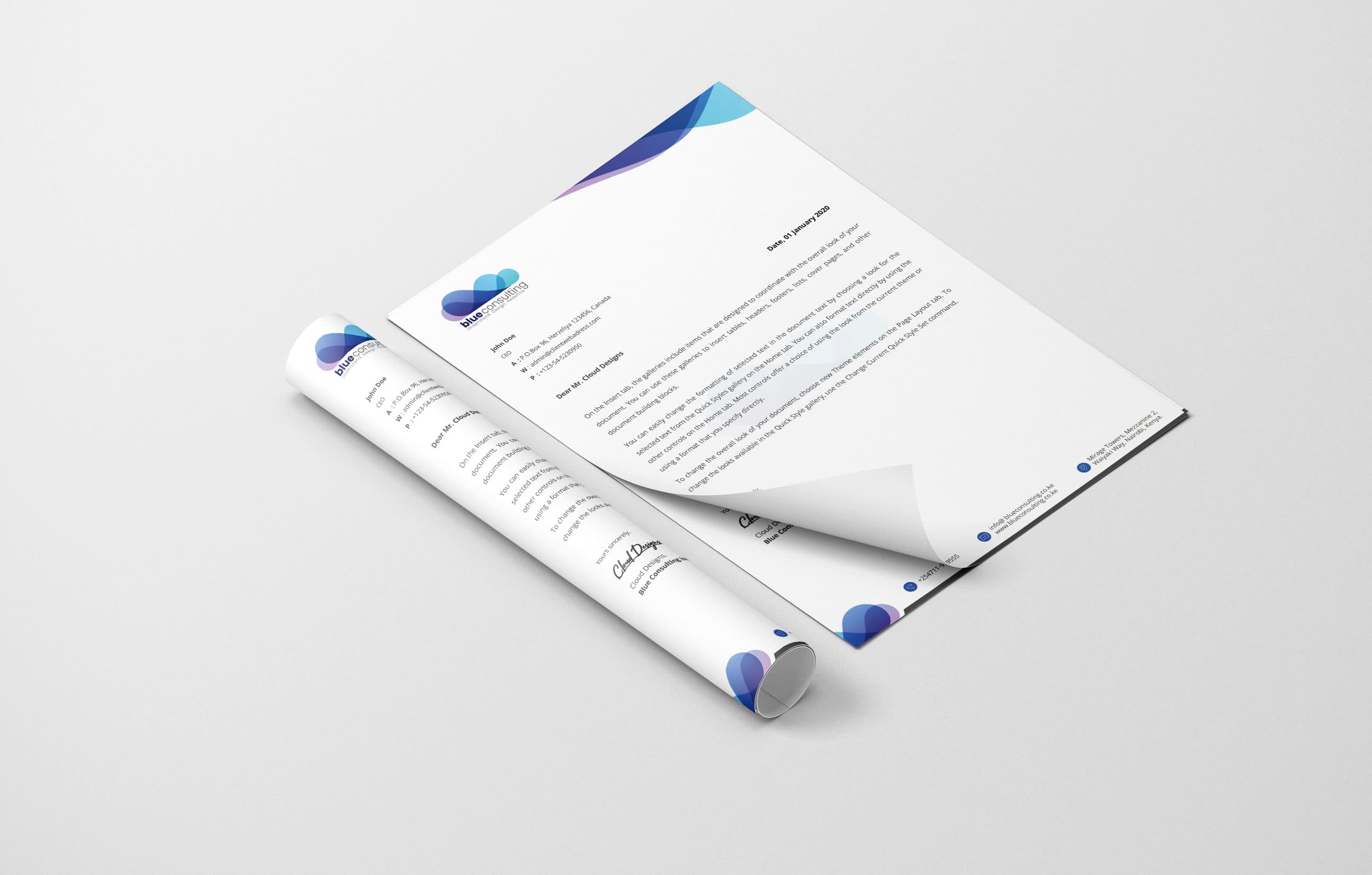 Blue Consulting - Full Branding screenshot 2