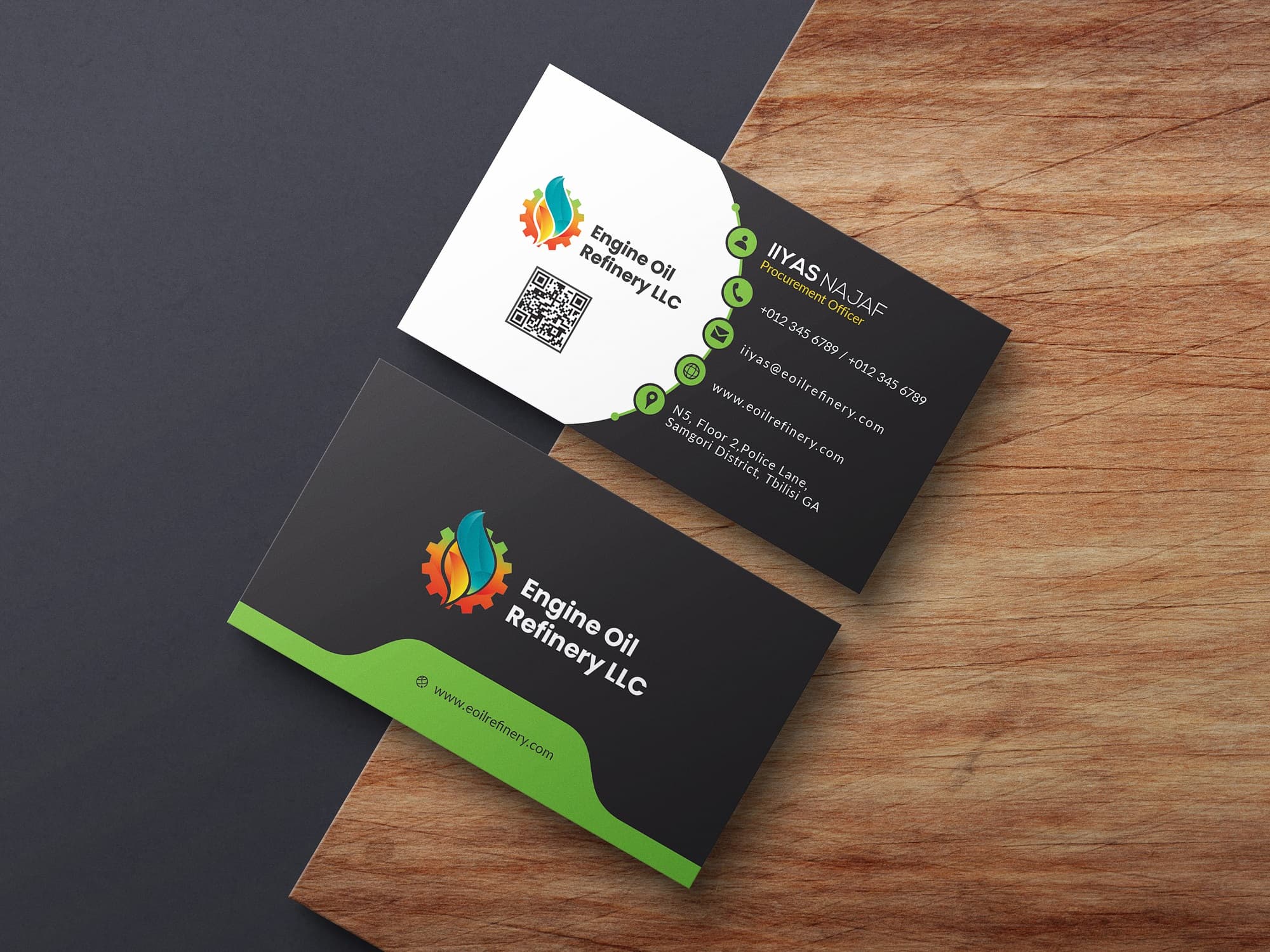 Engine Oild Refinery LLC - Logo Design screenshot 2