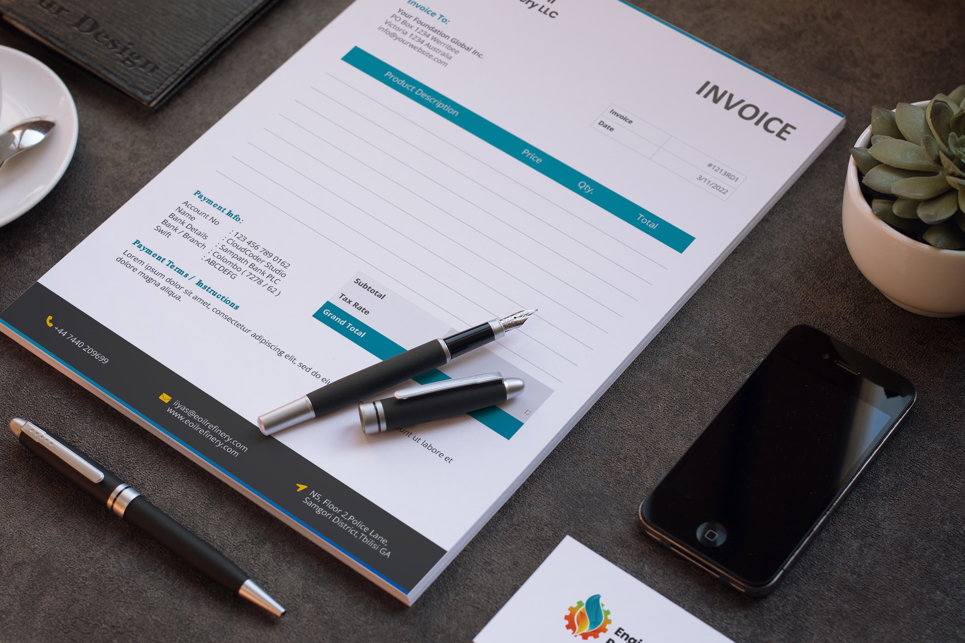 Engine Oild Refinery LLC - Logo Design screenshot 3